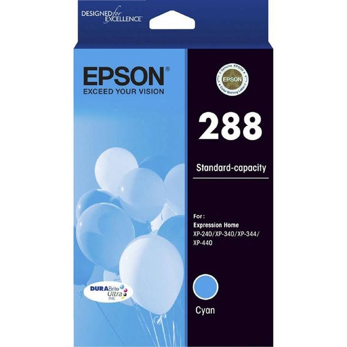 Epson GENUINE Epson 288 Cyan ink Cartridge XP-240 XP-340 XP-344 XP-440 T305292