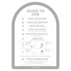 Stylish Pool CPR Sign Grey Halo
