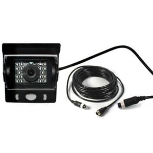 Elinz AHD Reversing Rear View CCD Camera 4PIN Night Vision Car Truck Caravan 120 Degrees View 5M - 5m cable
