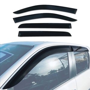 AUSGO Injection Weather Shields for Toyota Hilux Dual Cab 2015-2025 Weathershields Window Visors Wind Deflectors