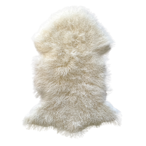 Naturally Sheepskins 90cm Ivory Mongolian Sheepskin Rug - Single