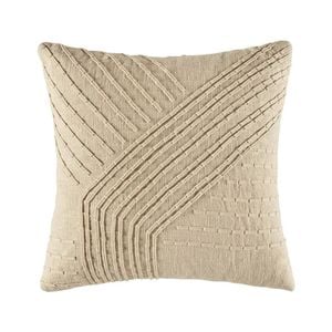 Kas Australia Arlia Filled Cushion Decor Square 50x50cm - Natural