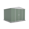 Absco Sheds 3.0 x 2.92 x 2.3m Pale Eucalypt Highlander Double Door Garden Shed