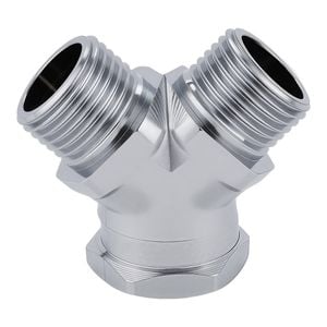 Kinetic - Y Fitting M20 x M20 x 20mm Chrome