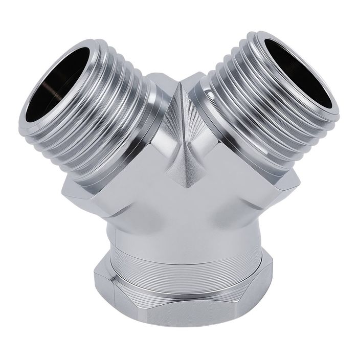 Kinetic - Y Fitting M20 x M20 x 20mm Chrome