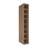 Lugna 2048 x 300 x 580mm Cove Shoe Tower With 6 Shelves