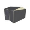 Build-a-Shed 3.0 x 3.0 x 2.3m Gable Single Hinged Side Door Shed - Grey