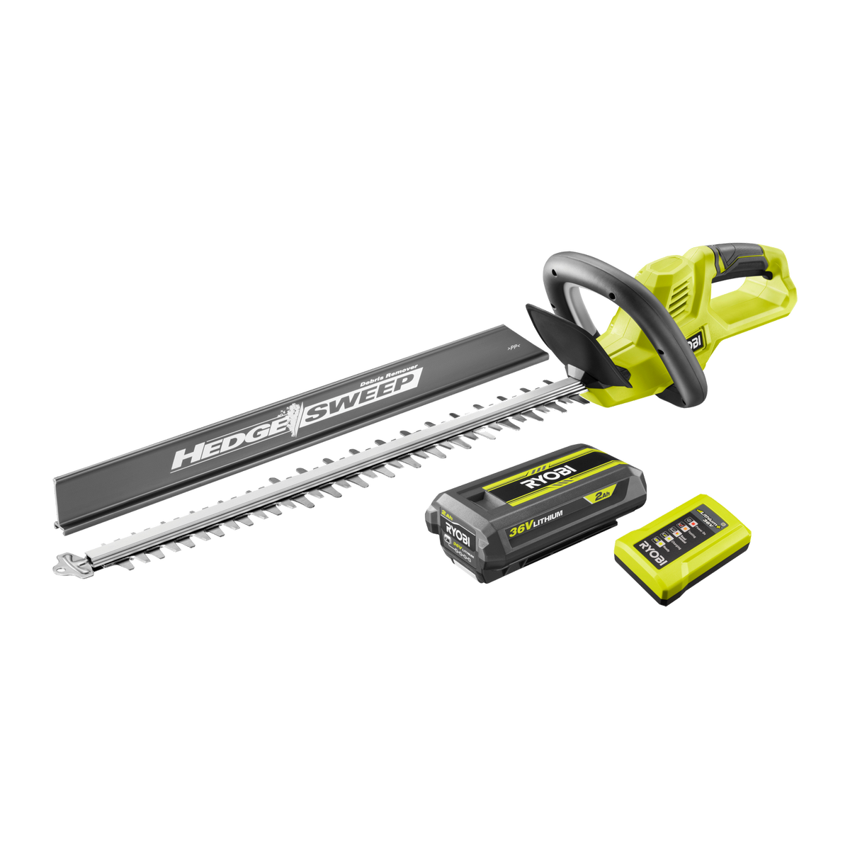 Ryobi 36V 60cm Hedge Trimmer 2.0Ah Kit R36HTR12 Bunnings Australia