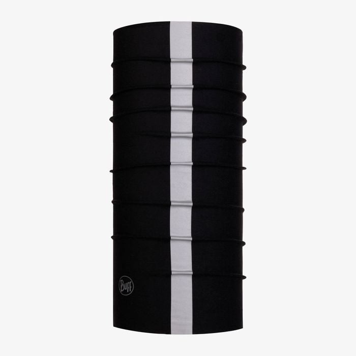 BUFF Safety Original Ecostretch Multifunctional Neckwear - Reflective Solid R-Black