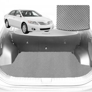 6D Diamond Car Boot Mat for Toyota Camry (XV40)2006-2011-Cargo Mat-Grey-Outback GT