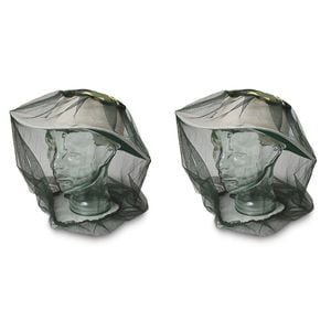 2x Elemental 42cm Insect Protector Mesh Mosquito Fly Head Net Outdoor Camping