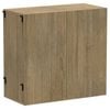 Flexi Storage Studio Oak Silhouette Large 2 Door Cabinet