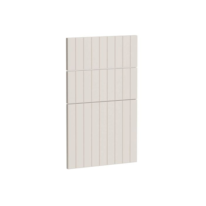 Kaboodle 450mm Cremasala V-Groove 3 Drawer Panels