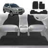 6D Diamond Car Floor Mats for Hyundai Tucson 2004-2009-Full Set-Black-Outback GT