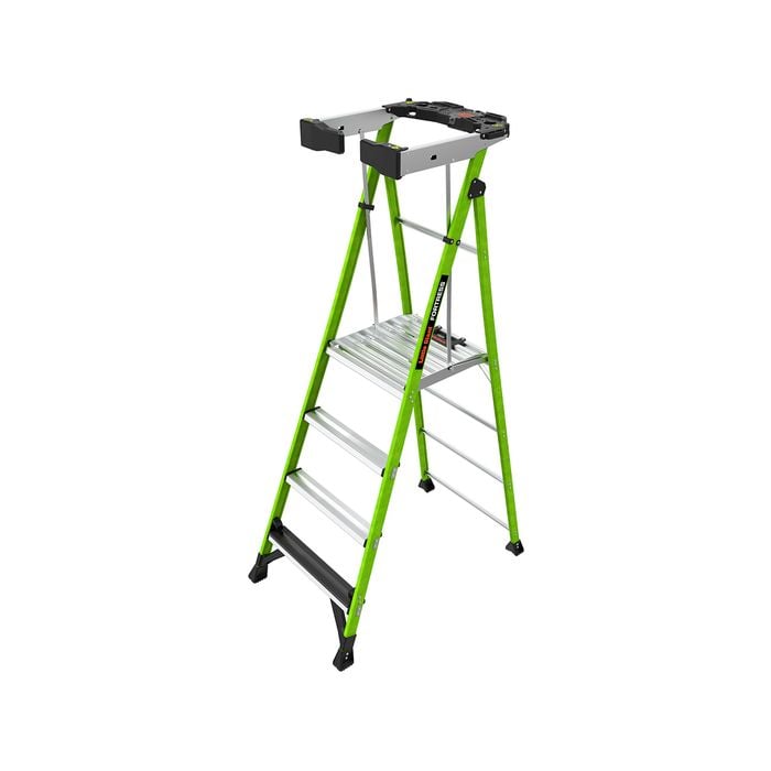 Little Giant Fortress F/Glass 4 Step 150kg with Enclosing Gate and Tool Tray