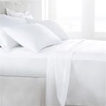 Luxor Double White 1000TC Egyptian Cotton Sheet Set