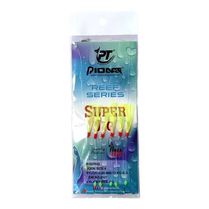 Forceten Herring Series 525 Super Jig 4 Pack – Baitfish Catcher Rig