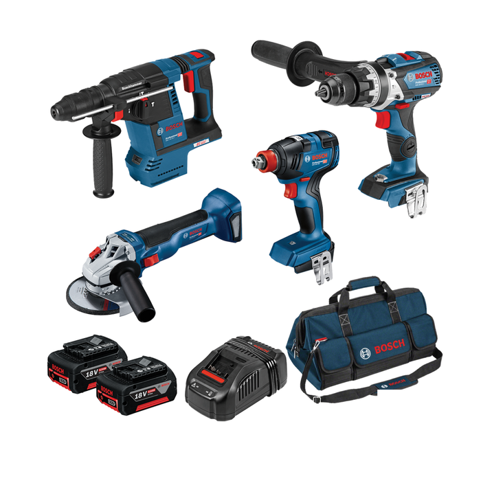Bosch 18V Professional 4 Piece Brushless Combo Kit 0615990M19
