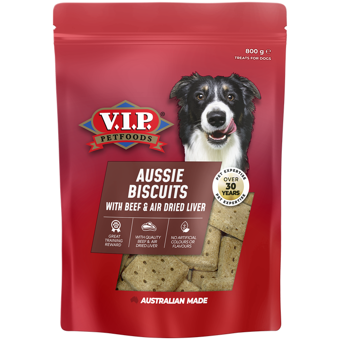 VIP 800g Liver Dog Treat Biscuits
