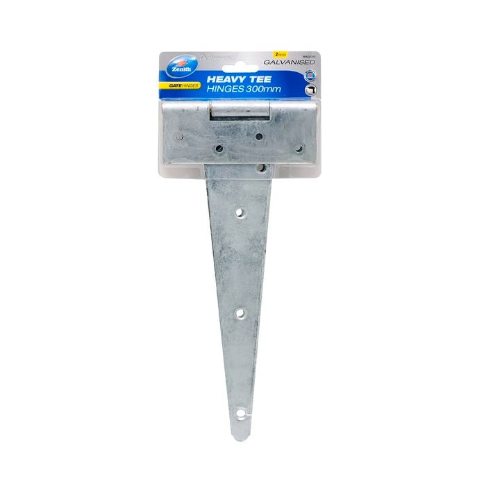 Zenith Heavy Tee Hinge 300mm Galvansied 2pk