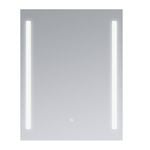 Barelli 900 x 700mm Zara Frameless Rectangular Side Front Lit Stripes LED Mirror 