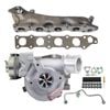 Billet Turbo+genuine Exhaust Manifold, Oil Feed Pipe For Mitsubishi Pajero Sport 4n15 2.4l
