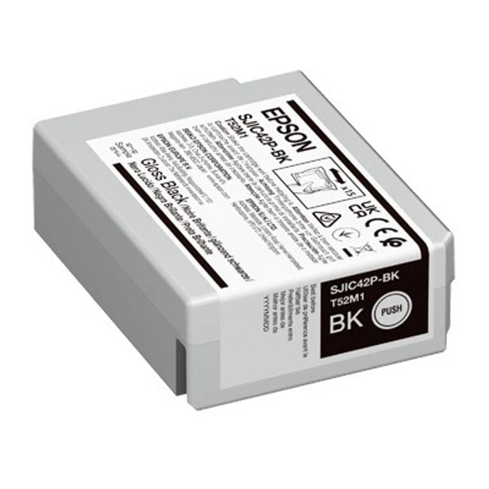 Epson Original Gloss Black Ink Cartridge C4010 50ml C13t52m140