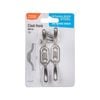 Taskmaster 90mm 316 Stainless Steel Cleat Hook - 2 Pack