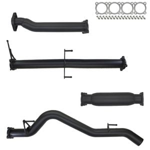Ignite Exhausts Dpf Back For Mitsubishi Mr Triton 2.4l 3" With Hotdog 409 Stainless Steel