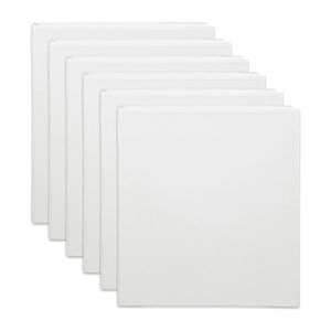 6x Marbig Clearview 2 D-ring Insert Binder A4 File 38mm Document Organiser White