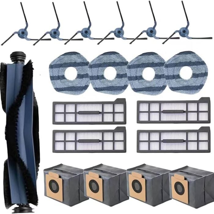 Fohoa 19 Pcs Replacement Parts For Eufy X10 Pro Omni Vacuum Cleaner Accessories Kit