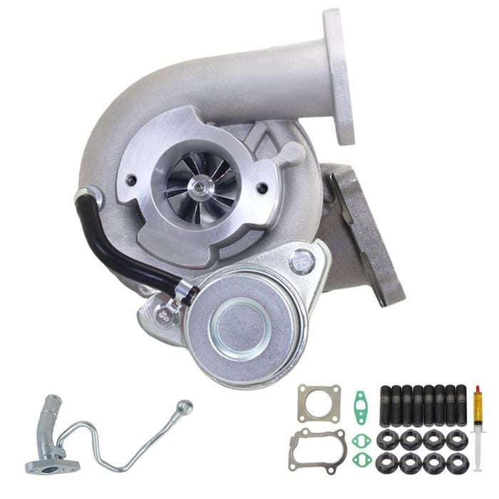 Upgrade Billet Turbo Charger With Genuine Oil Feed Pipe For Toyota Landcruiser 100 Series Hdj100 1hd-fte 4.2l