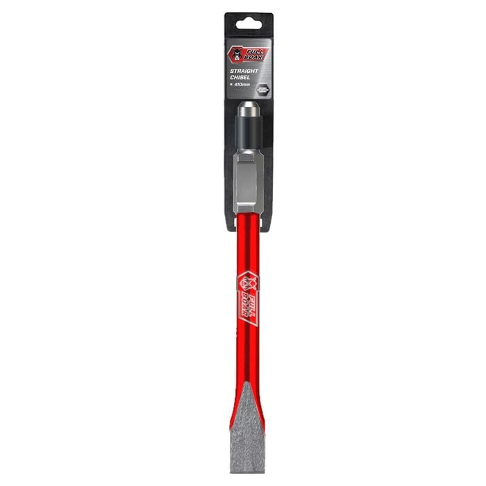Full Boar 40mm Wide Flat Chisel with 30mm Hex Shank