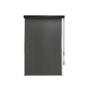 Coolaroo 1.5 x 2.4m Charcoal Crank Operated Outdoor Blind With Premium Pelmet 