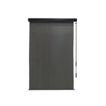 Coolaroo 1.5 x 2.4m Charcoal Crank Operated Outdoor Blind With Premium Pelmet 
