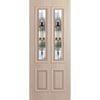 Woodcraft Doors 2040 x 820 x 40 Colonial GL TG Antique Rose Entrance Door
