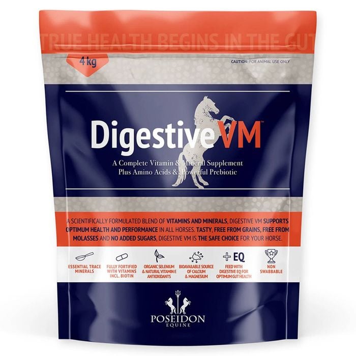 Poseidon Equine Digestive VM Horse Vitamin & Mineral Supplement 4kg