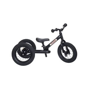Trybike Black Steel 3-Wheel 86cm Balance Bicycle Kids Ride On 18m+