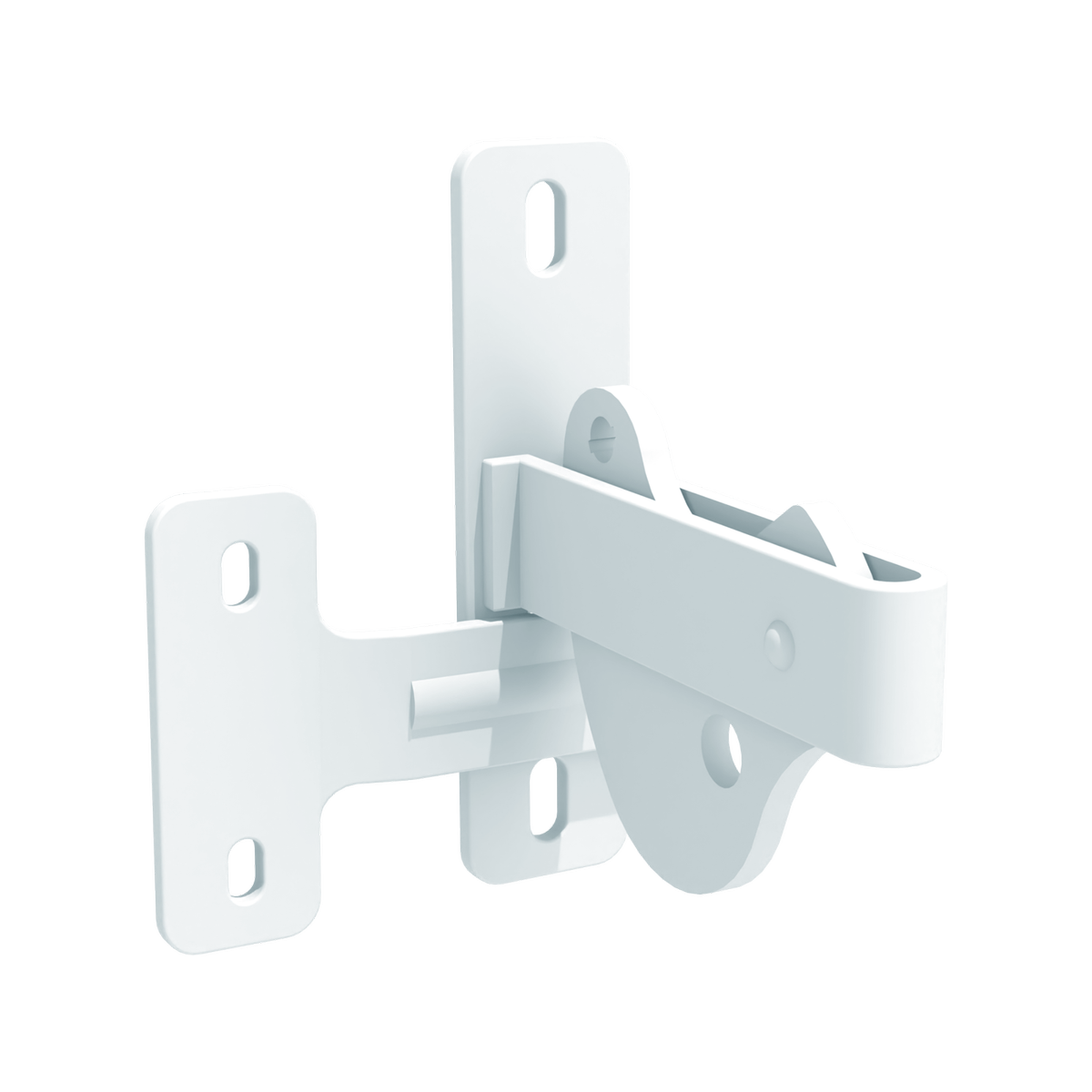 ProtectorAl Pearl White Steel D-Latch And Striker Pack - Bunnings Australia