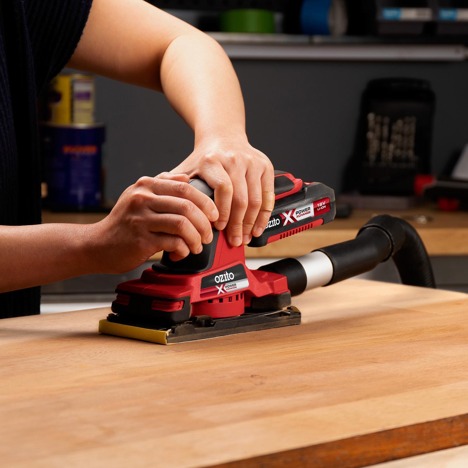 Ozito PXC 18V Cordless 1 3 Sheet Sander PXTSS 018 Skin Only Bunnings Australia