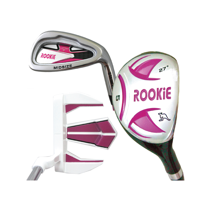 Rookie - Girls Golf Set RH - 3 Pce Pink 7 to 10 YRS