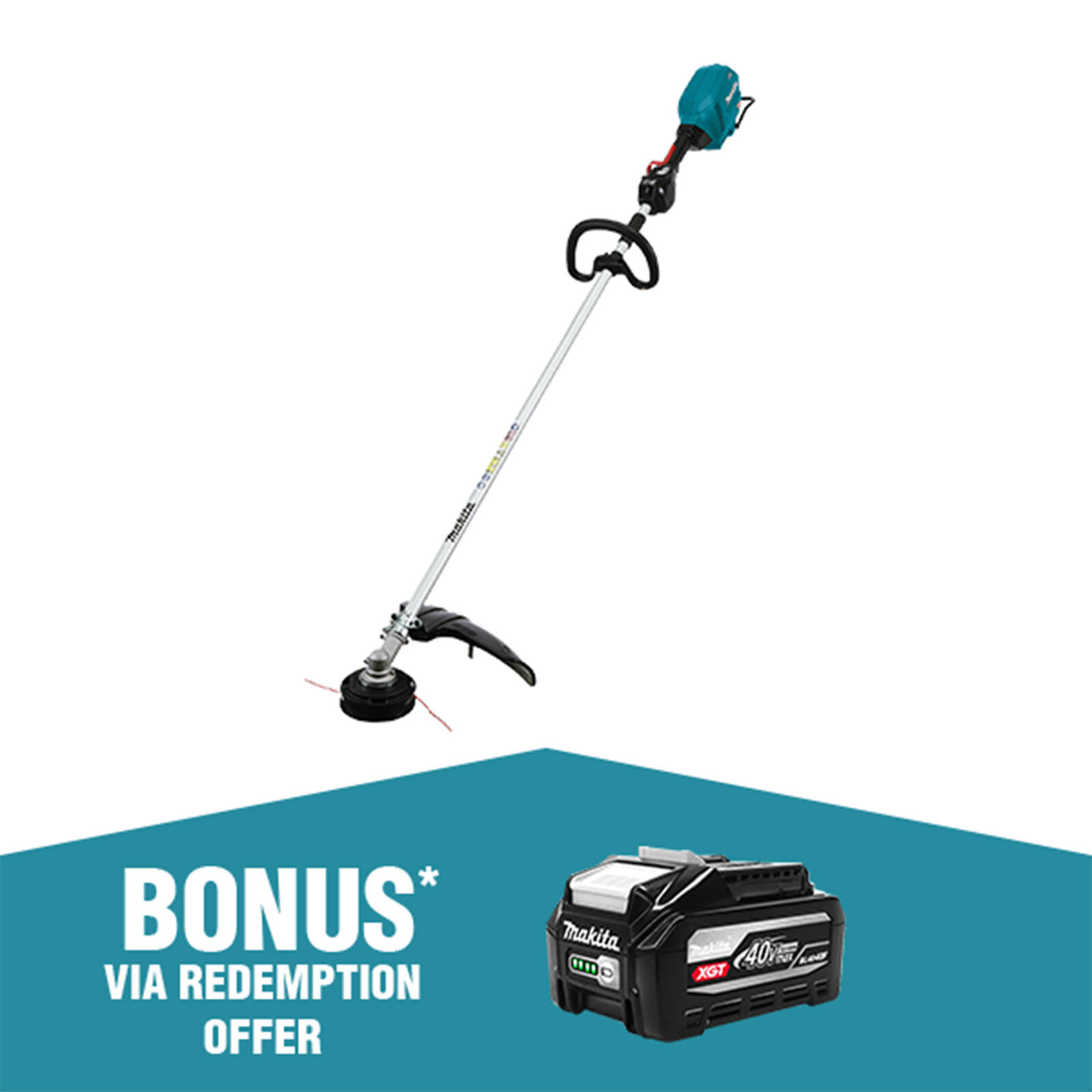 Bunnings Makita 40Vmax XGT Brushless Line Trimmer Skin Loop Handle PriceGrabber