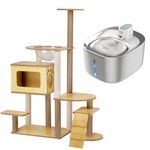 Advwin 4L Pet Water Fountain + Cat Tree 135cm