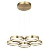 Cougar Lighting Olympus LED Pendant Light Gold 5lt