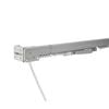 Zone Interiors 280-500cm White Idaho Cord Drawn Heavy Duty Expanding Curtain Track
