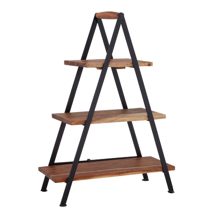Davis & Waddell Fine Foods 3-Tier Serving Stand 48x68cm - Natural/Black