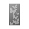 Walpix 1800 x 900 x 0.95mm Perforated Pre-Painted Metal Decorative Screen Flat Profile Butterfly - Basalt - 0.95mm Basalt