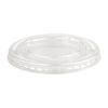 Biopak Biocup Paper Cup Flat Lids Pet Clear 90mm 12-22oz 1000 Pack