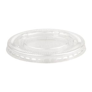 Biopak Biocup Paper Cup Flat Lids Pet Clear 90mm 12-22oz 1000 Pack