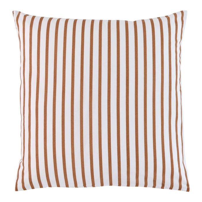 Adorn Living Stripe European Pillowcase - Clay